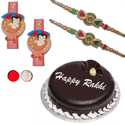 "Rakhis, chocolate cake -1kg - Click here to View more details about this Product